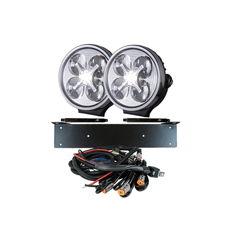 Komplett Kit 2x SALA 7" Extraljus LED