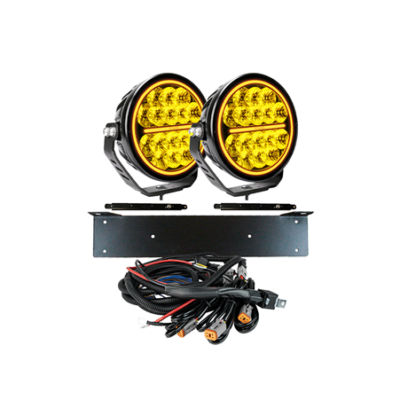 Komplett Kit 2x Siberia BR 7" Extraljus LED