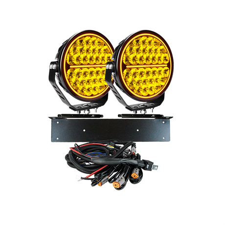 Komplett Kit 2x Siberia BR 9" Extraljus LED